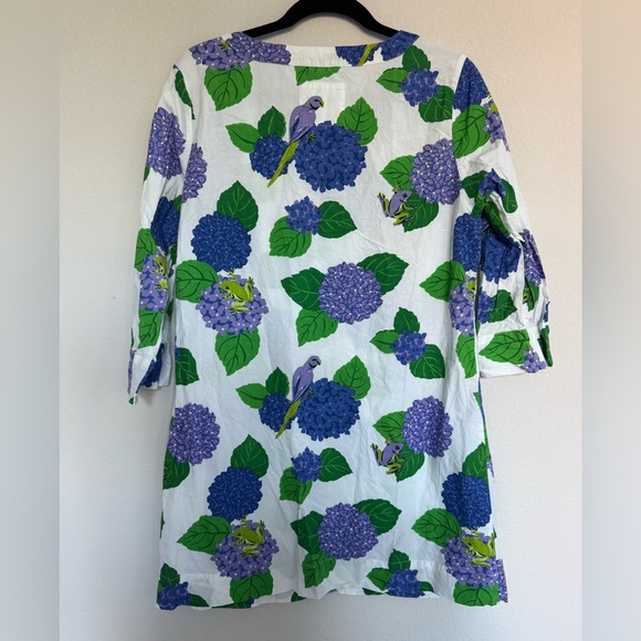 PRINTFRESH hydrangea hideaway  tunic dress organic cotton M - Picture 4 of 7
